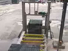 自動收磚機、碼垛機帶浸水效果